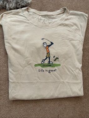 Life is Good Golf Tee